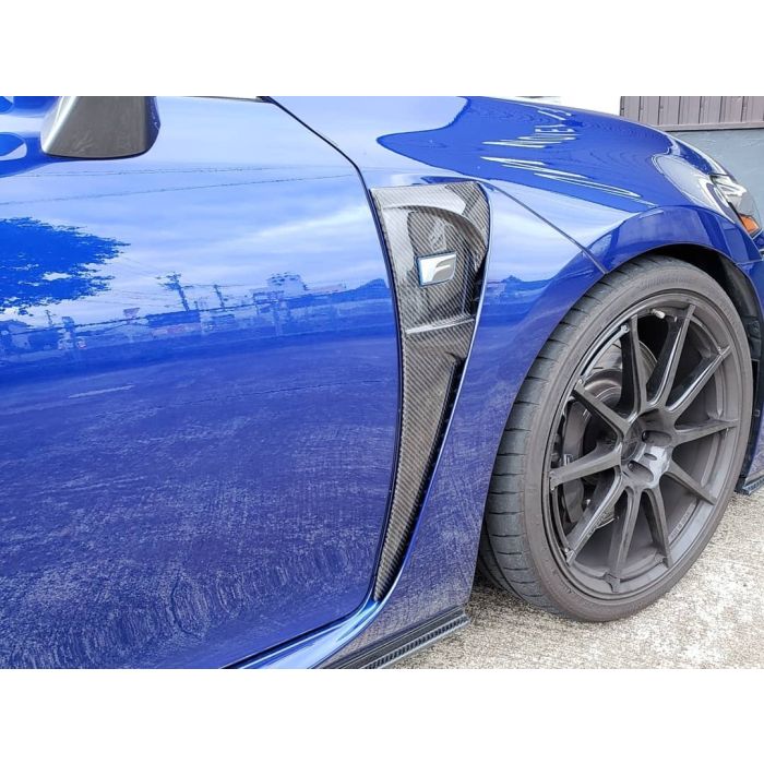 NOVEL Racing Japan Carbon Fiber Fender Duct for Lexus GS-F (CFRP)