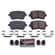 Power Stop 05-11 Audi A6 Quattro Rear Z23 Evolution Sport Brake Pads w/Hardware