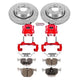 Power Stop 01-06 BMW M3 Rear Z26 Street Warrior Brake Kit w/Calipers