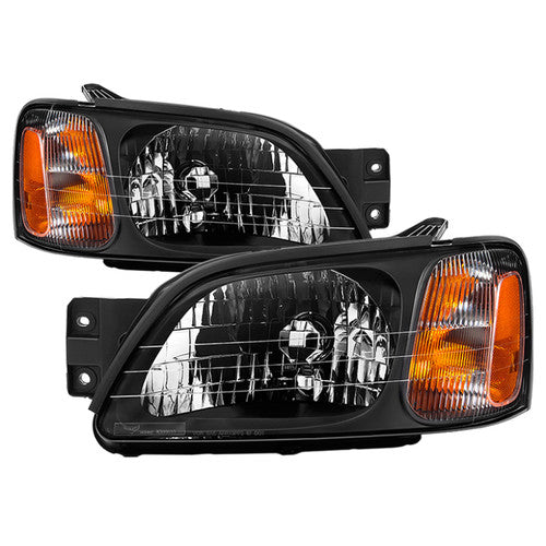 Spyder 00-02  Saturn L Series OEM Style Headlights - Set - Chrome (HD-JH-SALS00-AM-C)
