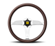 Momo Super Grand Prix Steering Wheel 350 mm - Mahogany Wood/Pol Spokes