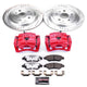 Power Stop 08-09 Cadillac CTS Rear Z26 Street Warrior Brake Kit w/Calipers