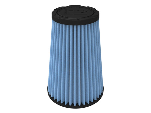aFe POWER Universal Clamp-On Air Filter / D2 Dura-Dry Media 2-1/2in F x 5in B x 3-1/2in T x 7inH