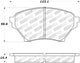 StopTech Street Touring 01-05 Miata w/ Sport Suspension Front Brake Pads D890