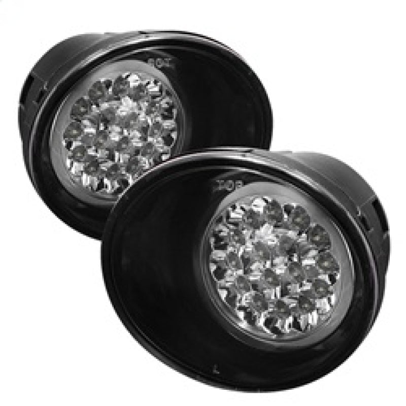 Spyder Nissan Titan 04-12/Nissan Armada 04-12 LED Fog Lights w/Switch Clear FL-LED-NT04-C