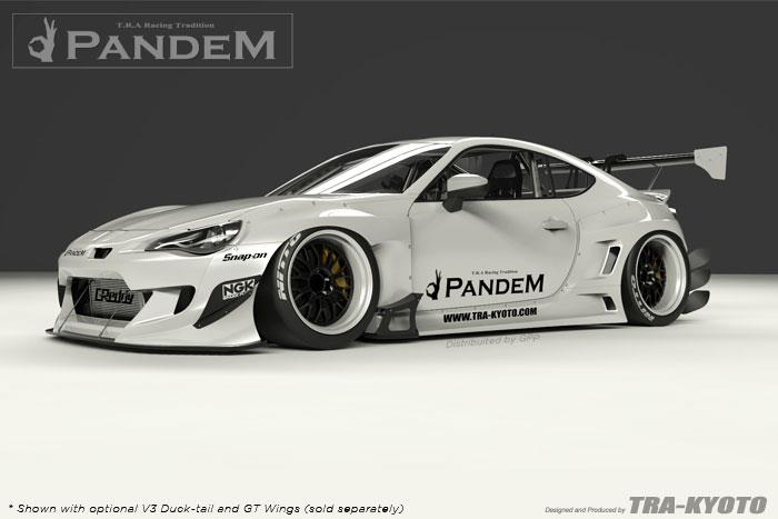 GReddy Scion FR-S Pandem Wide Body V3 Rear Canards