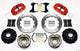Wilwood Narrow Superlite 4R Rear P-Brk Kit 12.88in Red Chevy 12 Bolt w/ C-Clips