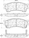 StopTech Street Select Brake Pads - Rear