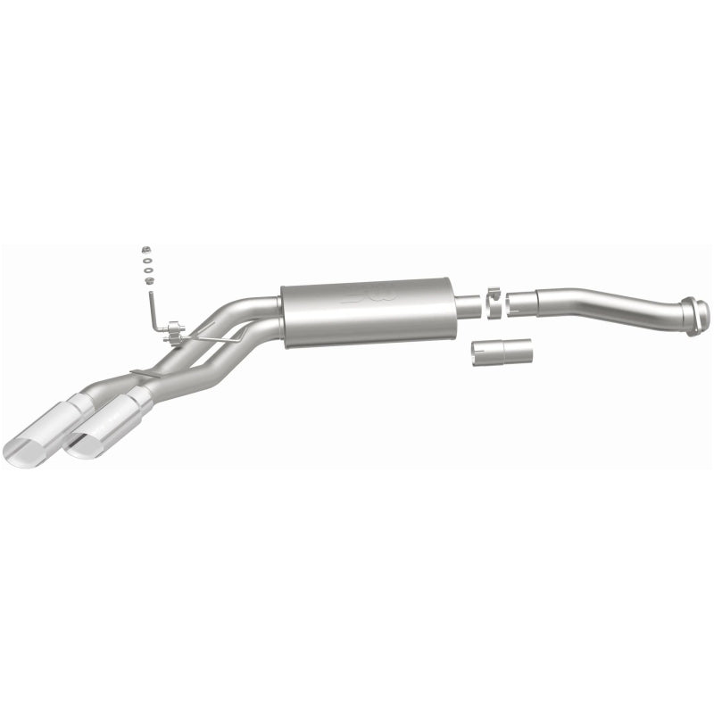 MagnaFlow 11-13 Ford F-150 Pickup Dual Same Side Before P/S Rear Tire Stainless CatBack Perf Exhaust