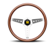 Momo California Wood Steering Wheel 360 mm - Mahogany Wood/Pol Spokes