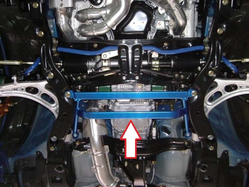 Cusco Lower Bar Type II Front GDA Impreza Turbo models only