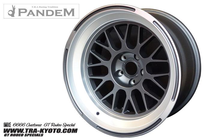 GReddy Pandem 6666 Wheels 18x9.5 -30 5-100 Gunmetal