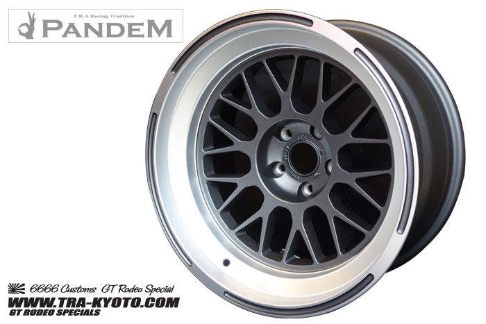 GReddy Pandem 6666 Wheels 18x9.5 -30 5x100 Gunmetal