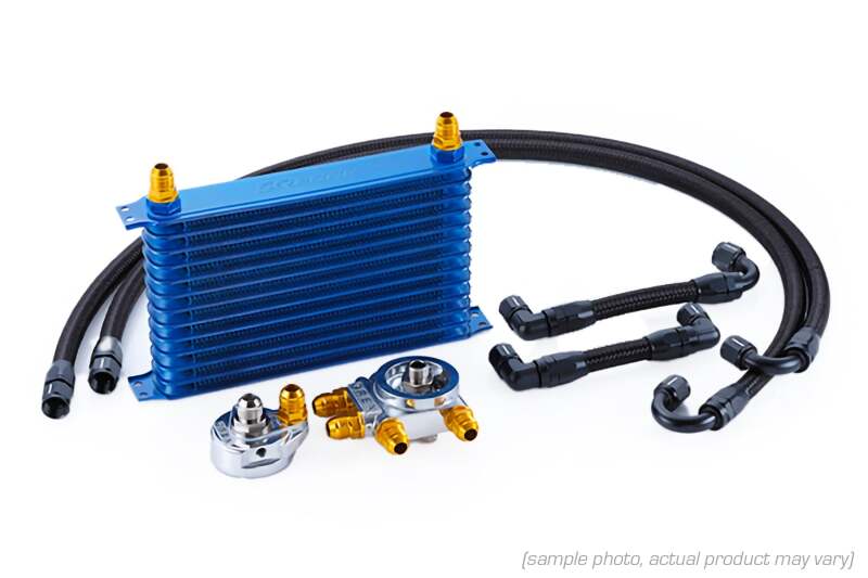 GReddy 97-04 Toyota Aristo ( JZS161) 13 Row Oil Cooler Kit w/ Oil Filter Relocation