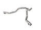 aFe Large Bore-HD 4in 409SS DPF-Back Exhaust System w/Polished Tips 20 GM Diesel Trucks V8-6.6L