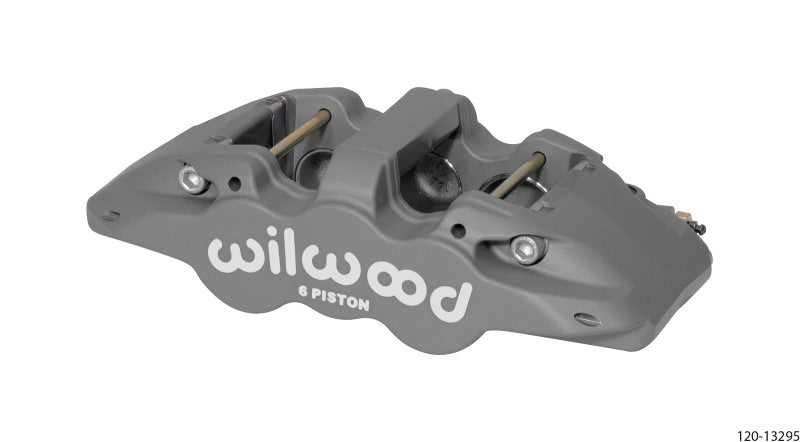 Wilwood Caliper-Aero6-R/H - Black Anodize 1.75/1.38/1.38in Pistons 1.25in Disc