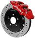 Wilwood AERO6 Front Brake Kit 14.00 Slotted 94-04 Ford Mustang Cobra Red w/Lines