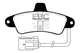 EBC 95-00 Ford Contour 2.0 Greenstuff Rear Brake Pads