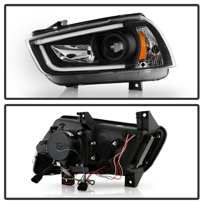 Spyder 11-14 Dodge Charger Halogen Model Only High-Power LED Headlights - (PRO-YD-DCH11PL-BK)