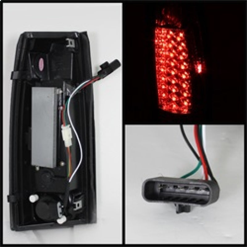 Spyder Chevy C/K Series 1500 88-98/Blazer 92-94 LED Tail Lights Red Smke ALT-YD-CCK88-LED-RS