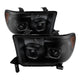 xTune Toyota Tundra 07-13 Projector Headlights Eliminates AFS LED Halo Smoked PRO-JH-TTUN07-CFB-BSM