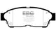 EBC 92-01 Toyota Camry 2.2 Redstuff Front Brake Pads