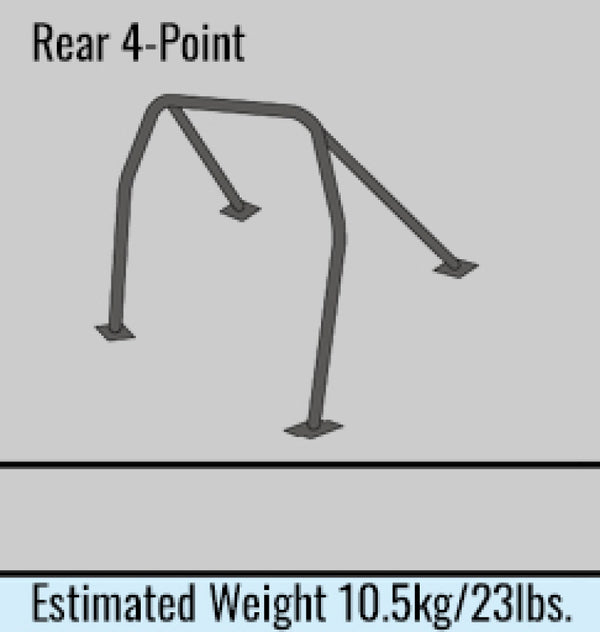 Cusco D1 Chromoly 4-PT Roll Cage Nissan BCNR33 (S/O/No Cancel) CUSCO BLUE
