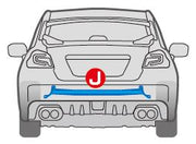 Cusco Power Brace Rear End 2015 Subaru Impreza - Subaru WRX