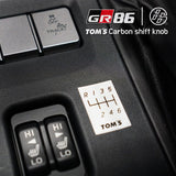 TOM'S Racing- [GR86/86 Early/Late Model] Carbon Shift Knob
