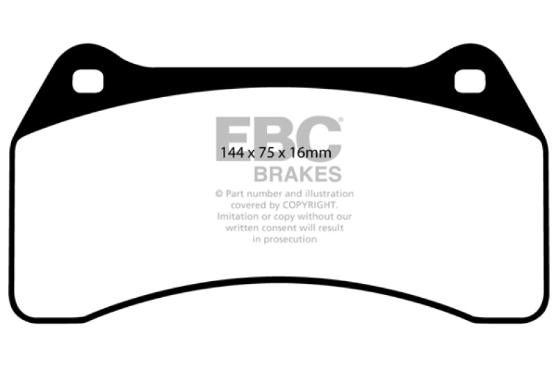 EBC 03-06 Jaguar XJR 4.2 Supercharged Redstuff Front Brake Pads