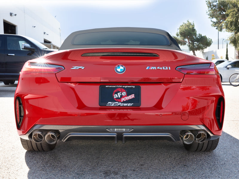 aFe 19-24 BMW Z4 M40i (G29) B58 Turbo MACH Force-Xp 3in to 2-1/2in SS CB Exhaust System - Carbon