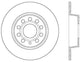 StopTech 06-10 Audi A3/08-10 TT / 06-09 VW GTI Mk V Cryo-Stop Left Rear Slotted Rotor