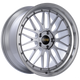 BBS LM 20x9.5 5x120 ET37 Diamond Silver Center Diamond Cut Lip Wheel -82mm PFS/Clip Required