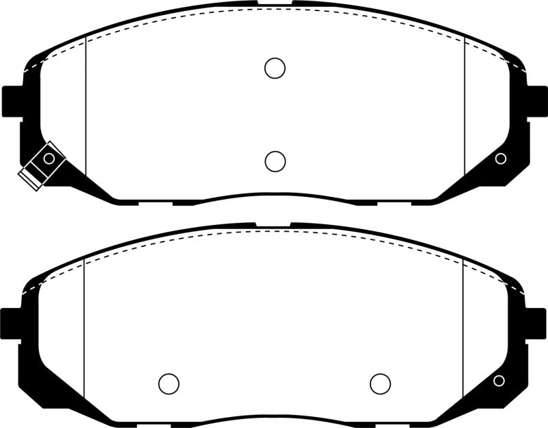 EBC 2015+ Kia Sedona 3.3L Yellowstuff Front Brake Pads