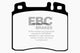 EBC 98-99 Mercedes-Benz CL500 5.0 Greenstuff Front Brake Pads