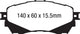 EBC 14+ Mazda 6 2.5 Ultimax2 Front Brake Pads