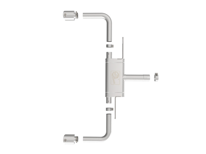 aFe MACHForce XP Exhausts Axle-Back 21-24 BMW 228i 2.0T (SS w/ Polished Tips)