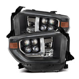 AlphaRex 2023+ Toyota Tacoma NOVA-Series LED Proj Headlights Black w/Actv Light & Seq. Sig + DRL