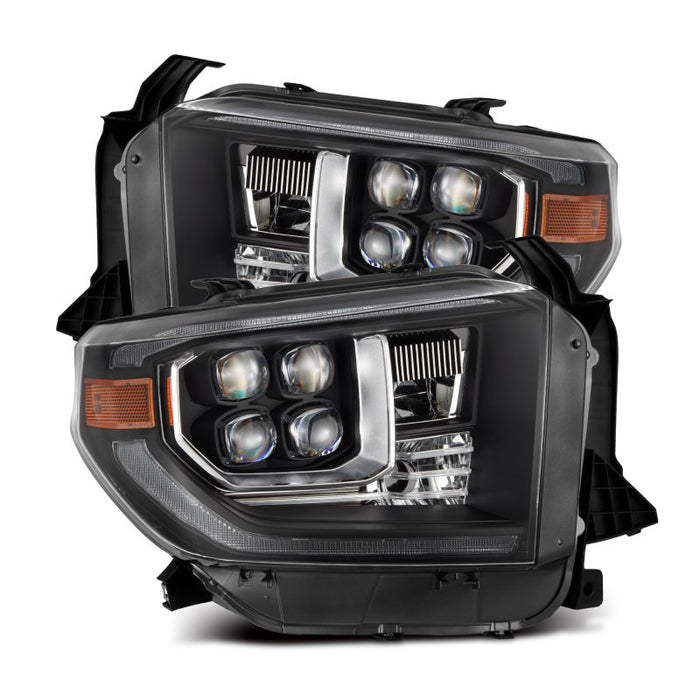 AlphaRex 2023+ Toyota Tacoma NOVA-Series LED Proj Headlights Black w/Actv Light & Seq. Sig + DRL