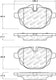 StopTech 11-17 BMW X3 Street Performance Rear Brake Pads