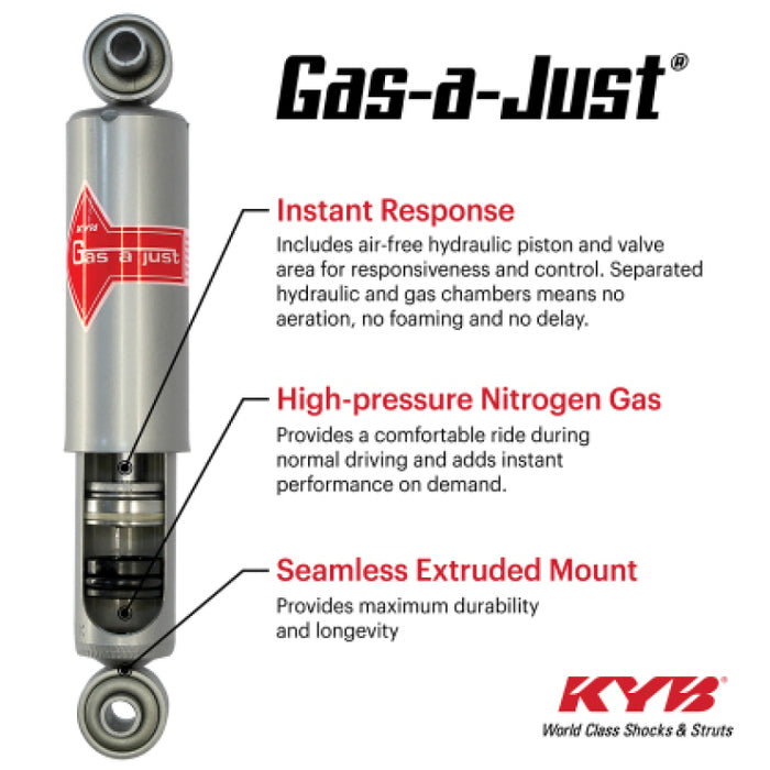KYB 13-15 Ford Escape Gas-A-Just Monotube Shock - Rear