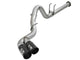 aFe Rebel XD 4in SS DPF-Back Exhaust 17-18 Ford Diesel Trucks V8-6.7L (td) w/ Dual Black Tips