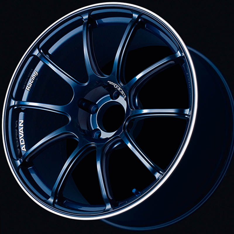 Advan RZII 15x5.0 / +38 Offset / 4x100 / 63mm Bore / Racing Indigo Blue and Ring