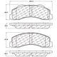 StopTech 10-14 Ford F-150 Street Performance Front Brake Pads