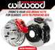 Wilwood 70-76 Porsche 914 Rear Powerlite Brake Kit Dilled & Slotted - Black