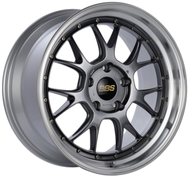BBS LM-R 20x11 5x112 ET14 Diamond Silver Center / Diamond Cut Lip Wheel -82mm PFS/Clip Required