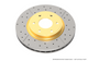 DBA 05-10 Mustang GT / 11-13 V6 Front Drilled & Slotted Street Series Rotor, Black Hub