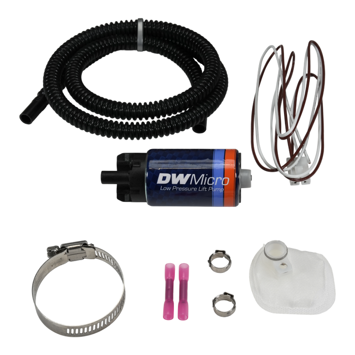 DeatschWerks DW Micro Series 210lph Low Pressure Lift Fuel Pump w/ Universal Install Kit