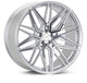 Vossen HF-7 20x10.5 / 5X120 / ET38 / Deep Face / 72.56 - Silver Polished Wheel