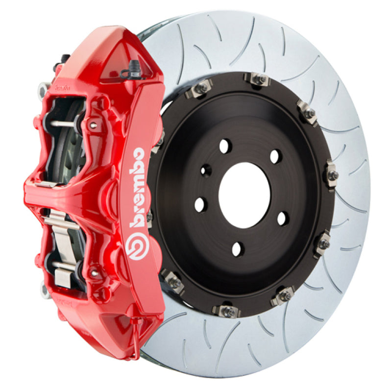 Brembo 07-13 X5 Front GT BBK 6 Piston Cast 405x34 2pc Rotor Slotted Type3-White